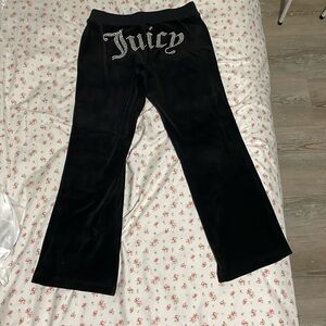 juicy couture velour flare pants